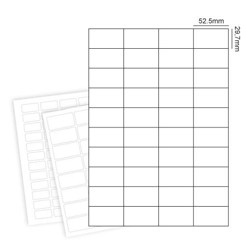 52.5x29.7 Halbglänzend Bogenetiketten